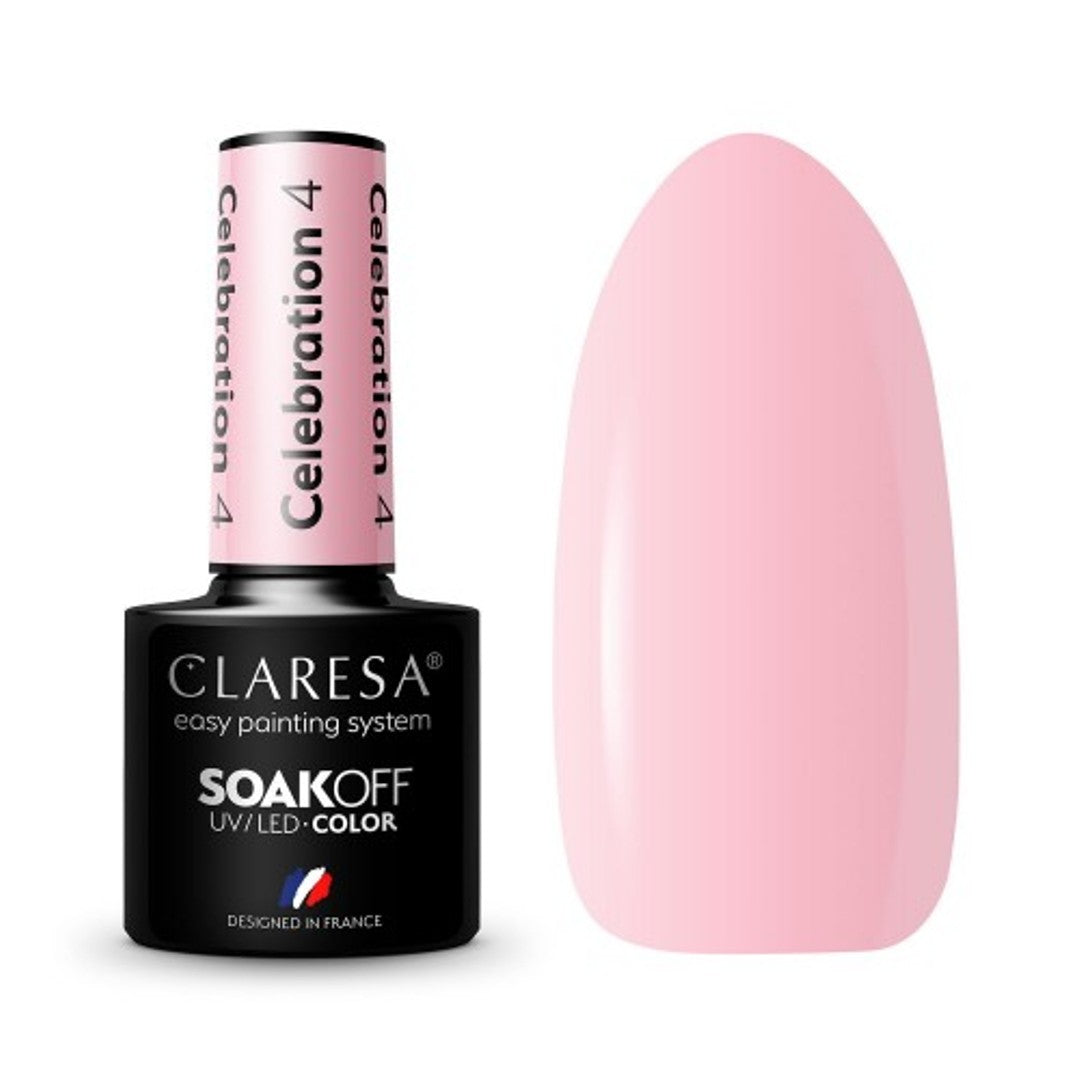 Ημιμόνιμο Βερνίκι Νυχιών Celebration 4 5gr Claresa