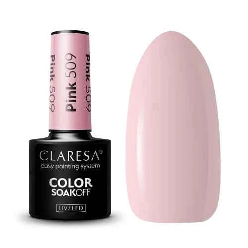 Ημιμόνιμο Βερνίκι Νυχιών Pink 509 5gr Claresa