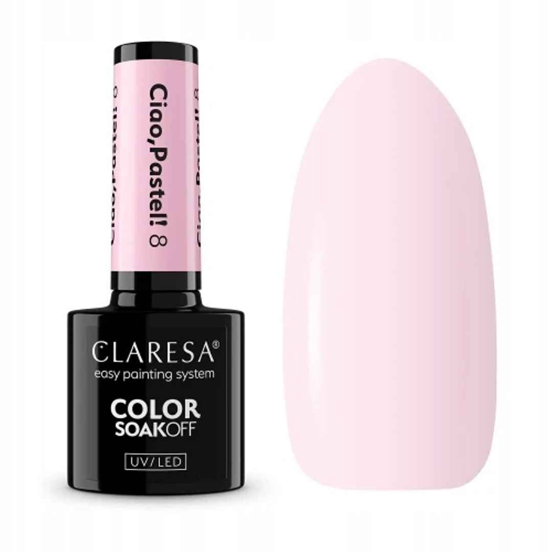 Ημιμόνιμο Βερνίκι Νυχιών Ciao, Pastel! 8 5gr Claresa