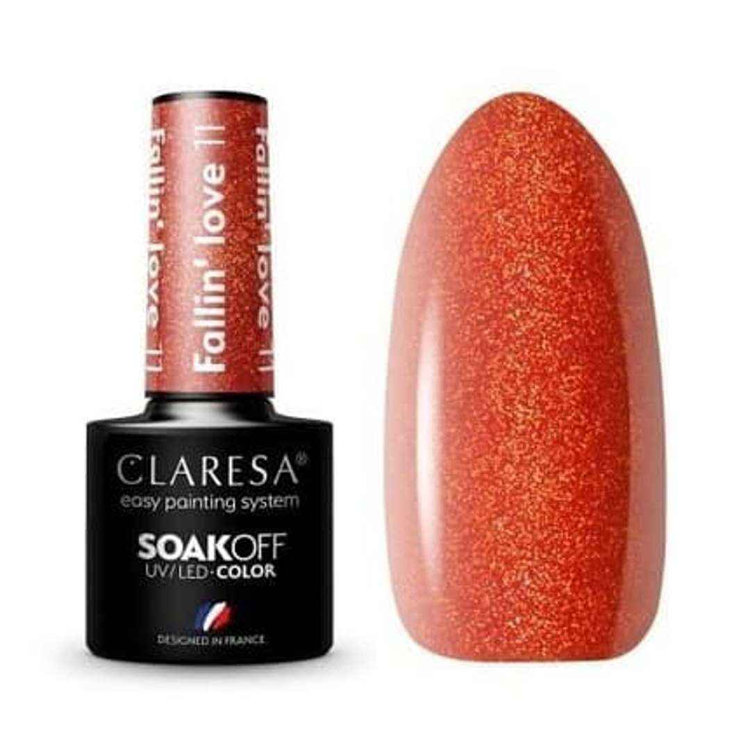 Ημιμόνιμο Βερνίκι Νυχιών Fall in Love 11 5ml Claresa