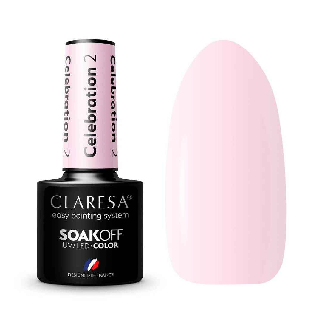 Ημιμόνιμο Βερνίκι Νυχιών Celebration 2 5gr Claresa