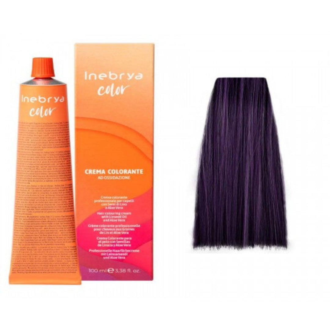 Inebrya Color 6.20 Βιολέ Σκούρο Ξανθό - Επαγγελματική Βαφή Μαλλιών 100m