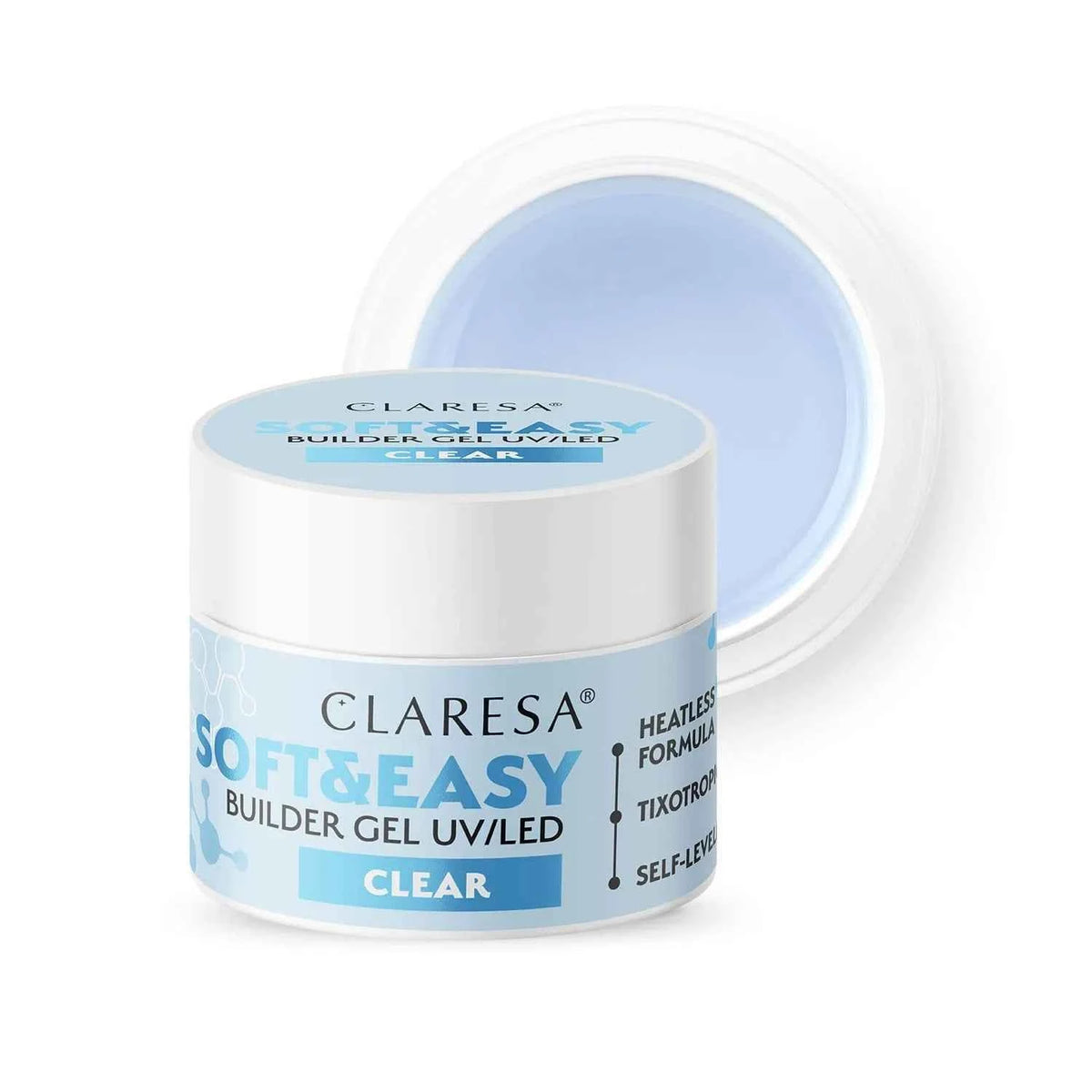 Soft & Easy Builder Gel UV/LED Clear 90gr Claresa