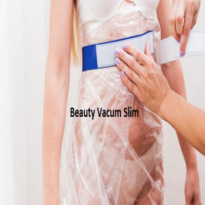 Beauty Vacuum Slim professional slimming bandage wrap applied on waist - BeautyBeauty.gr