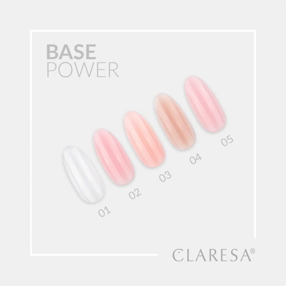 Claresa Power Base 01 Διάφανη Ενισχυμένη Βάση 5gr