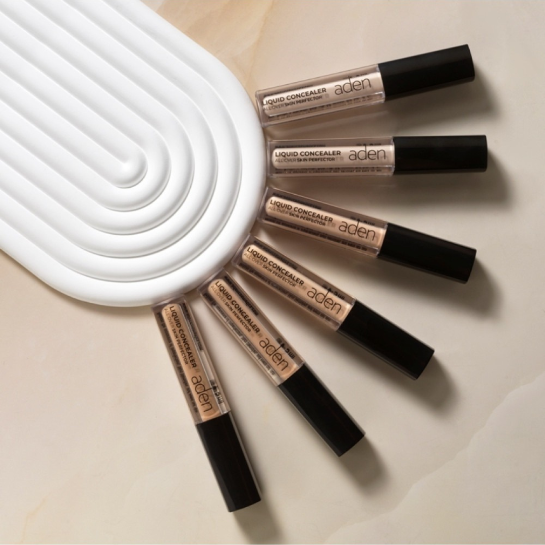 Aden Cosmetics Under Cover Perfector Concealer 02 Ivory 8ml - Υγρό Concealer Υψηλής Κάλυψης για Μαύρους Κύκλους & Ατέλειες