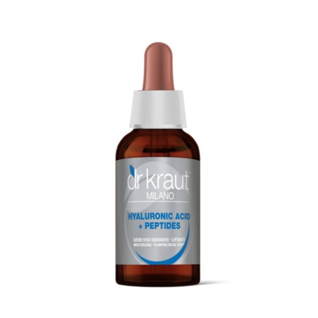 Dr. Kraut Milano Hyaluronic Acid + Peptides Ενυδατικός Αντιγηραντικός Ορός Προσώπου 30ml