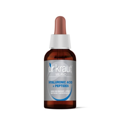 Dr. Kraut Milano Hyaluronic Acid + Peptides Ενυδατικός Αντιγηραντικός Ορός Προσώπου 30ml