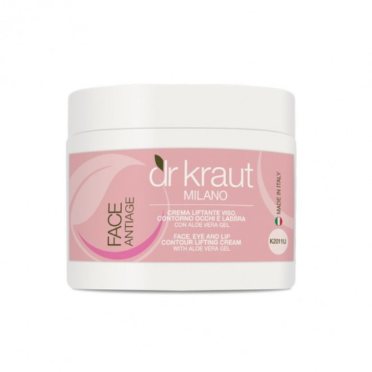 Dr. Kraut Milano Αντιγηραντική Κρέμα Ανόρθωσης Contour Lifting 500ml - Πρόσωπο, Μάτια & Χείλη, Vegan, Made in Italy
