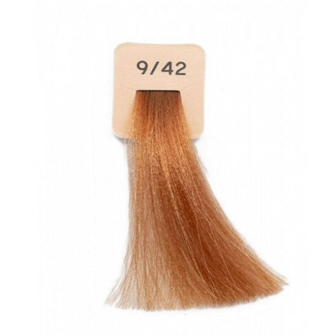 Inebrya Color 9.42 Πολύ Ανοιχτό Ξανθό Χάλκινο Κονιάκ - Επαγγελματική Βαφή Μαλλιών 100ml