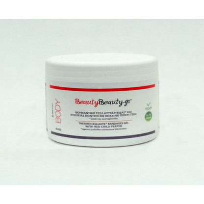  Thermo Cellulite Bandages Gel with Red Chilli Pepper 500ml - BeautyBeauty.gr Body Care