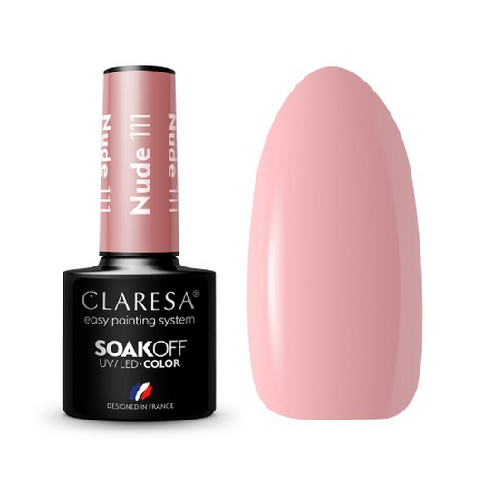 Ημιμόνιμο Βερνίκι Νυχιών Nude 111 5ml Claresa