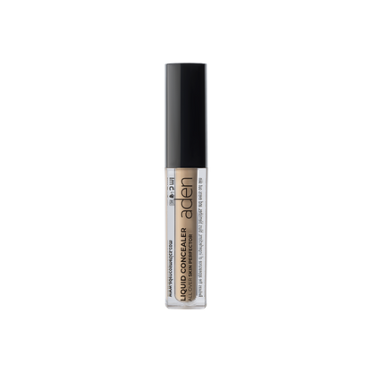 Aden Under Cover Perfector 04 Vanilla υγρό κονσίλερ 5ml σε ανοιχτή μπεζ-βανίλια απόχρωση, με μαύρο καπάκι και διάφανη συσκευασία σε λευκό φόντο