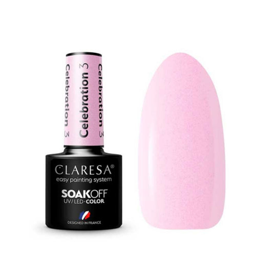 Ημιμόνιμο Βερνίκι Νυχιών Celebration 3 5gr Claresa