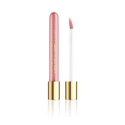 Claresa Gloss Is My Boss 07 High Up 5ml lip gloss σε απαλή ροζ απόχρωση με διακριτική γυαλιστερή λάμψη, σε λευκό φόντο
