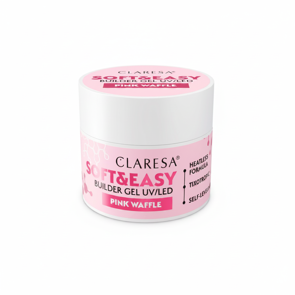 Claresa Soft & Easy Builder Gel UV/LED Pink Waffle 12gr