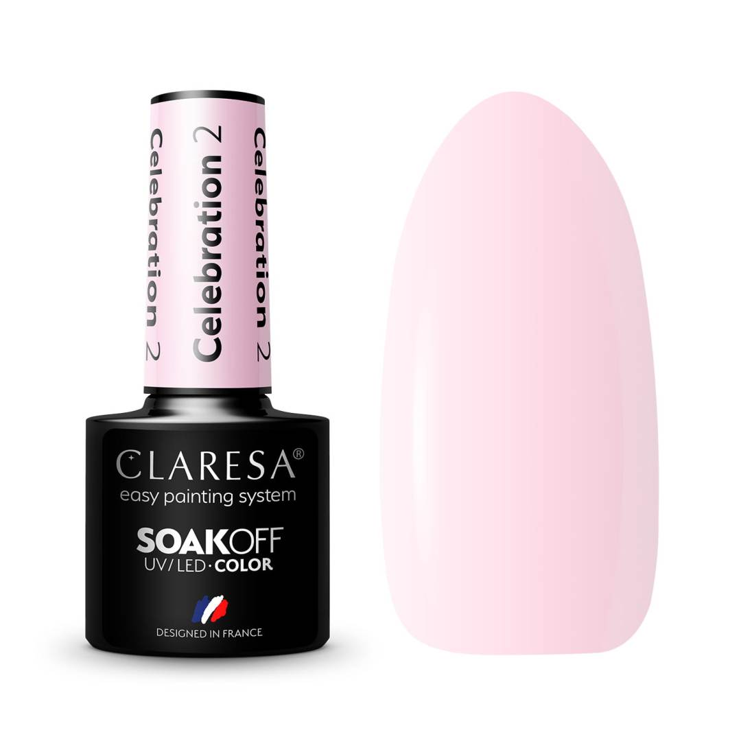 Ημιμόνιμο Βερνίκι Νυχιών Celebration 2 5gr Claresa
