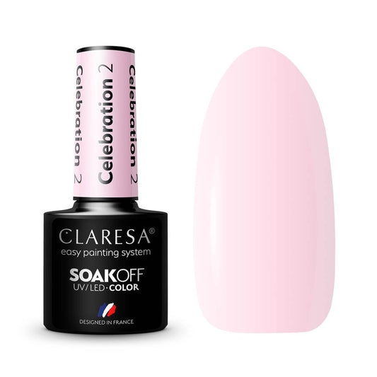 Ημιμόνιμο Βερνίκι Νυχιών Celebration 2 5gr Claresa