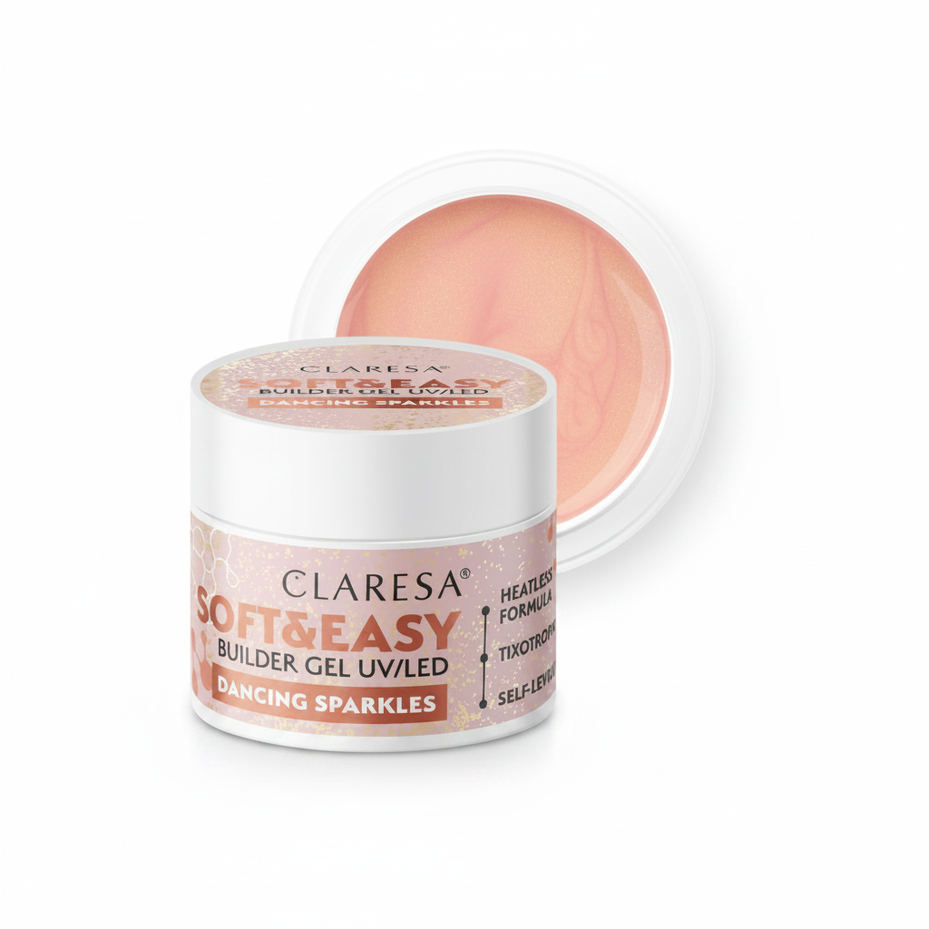 Claresa Soft & Easy Builder Gel UV/LED Dancing Sparkles 12gr