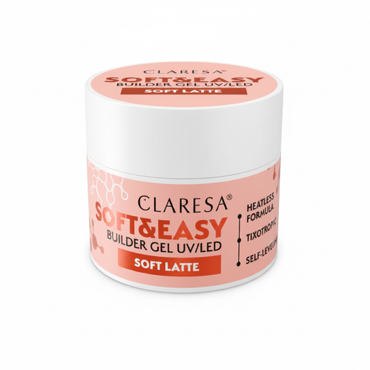 Claresa Soft & Easy Builder Gel UV/LED Soft Latte 12gr