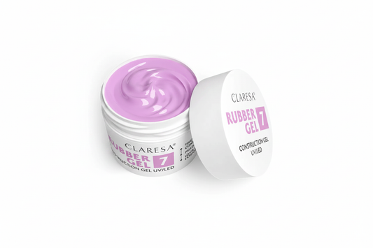 Claresa Rubber Gel 7 Delicate Purple Builder Gel 12gr UV/LED - Επαγγελματικό gel χτισίματος νυχιών