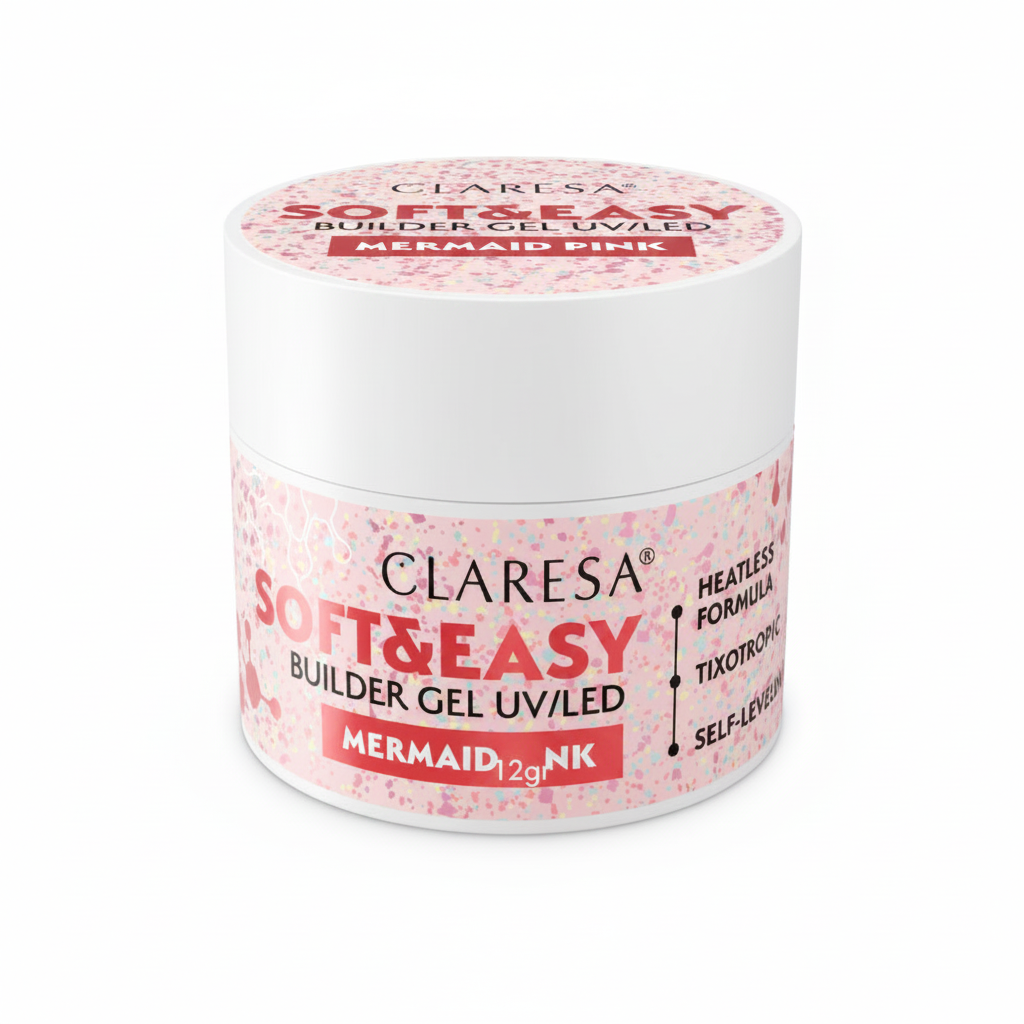 Claresa Soft & Easy Builder Gel UV/LED Mermaid Pink 12gr
