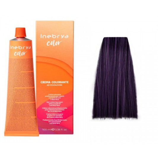 Inebrya Color 6.20 Βιολέ Σκούρο Ξανθό - Επαγγελματική Βαφή Μαλλιών 100m