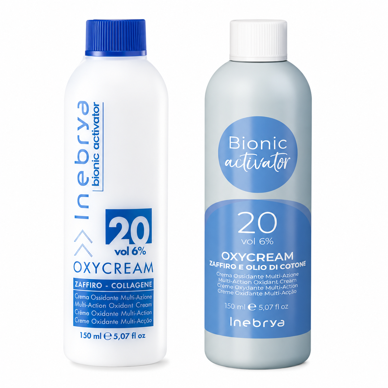 Inebrya Bionic Oxycream 20 Vol 6% οξειδωτική κρέμα 150ml για επαγγελματική χρήση