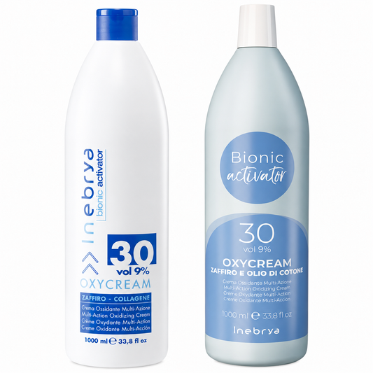 Inebrya Bionic Oxycream 30 Vol 9% οξειδωτική κρέμα 1000ml για επαγγελματική χρήση