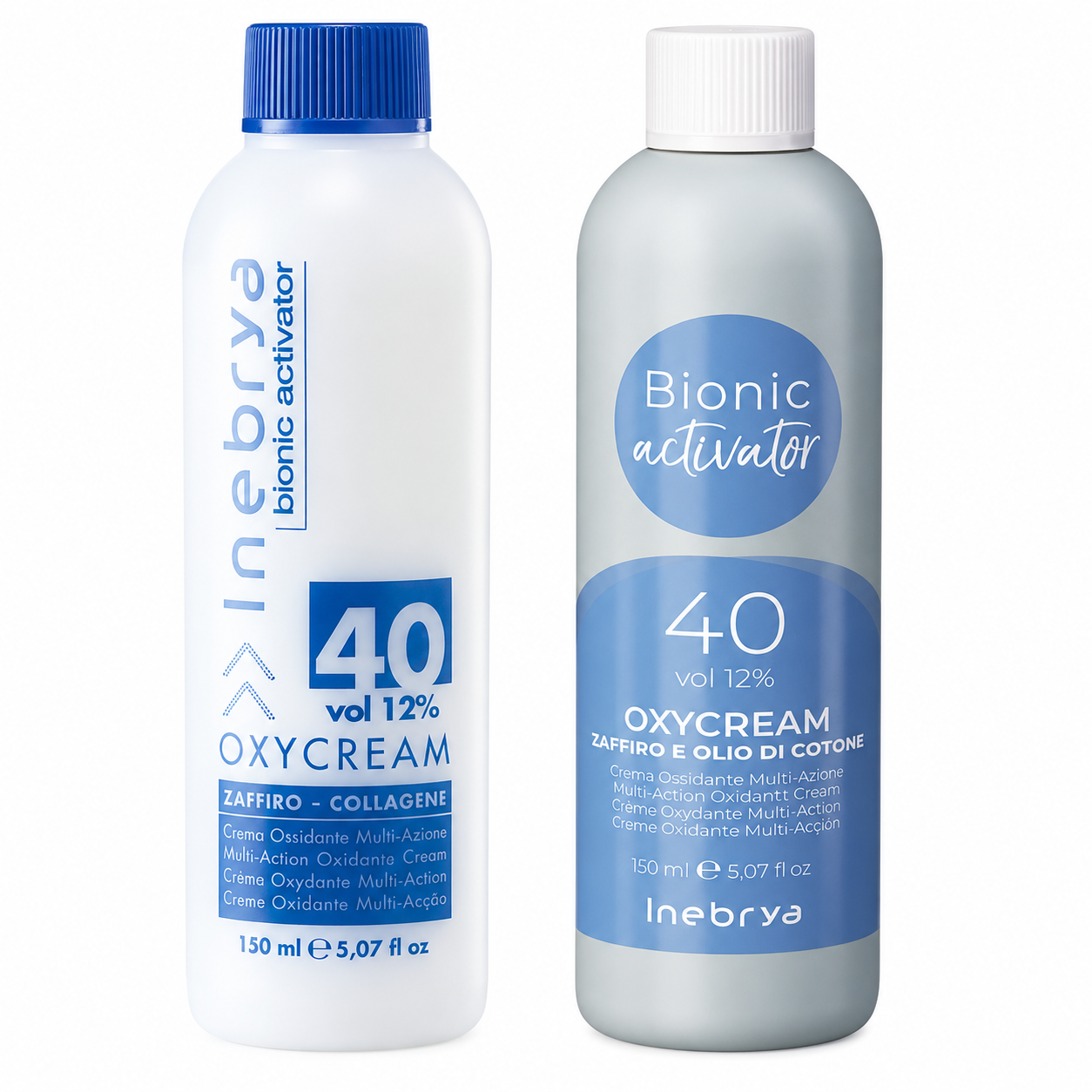 Inebrya Bionic Oxycream 40 Vol 12% οξειδωτική κρέμα 150ml για επαγγελματική χρήση