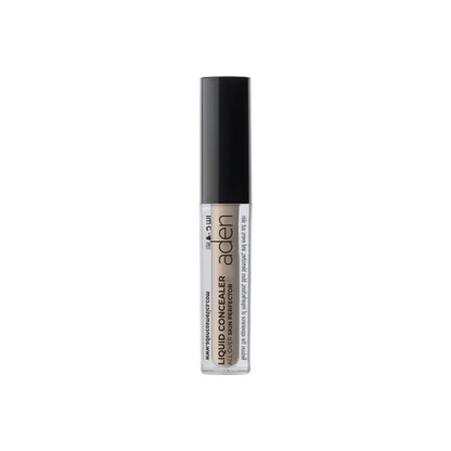 Aden Liquid Concealer All Over Skin Perfector υγρό concealer σε φυσική μπεζ απόχρωση με απλικατέρ, για ομοιόμορφη και αψεγάδιαστη όψη της επιδερμίδας