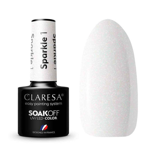 Ημιμόνιμο Βερνίκι Νυχιών Sparkle 1 5g Claresa