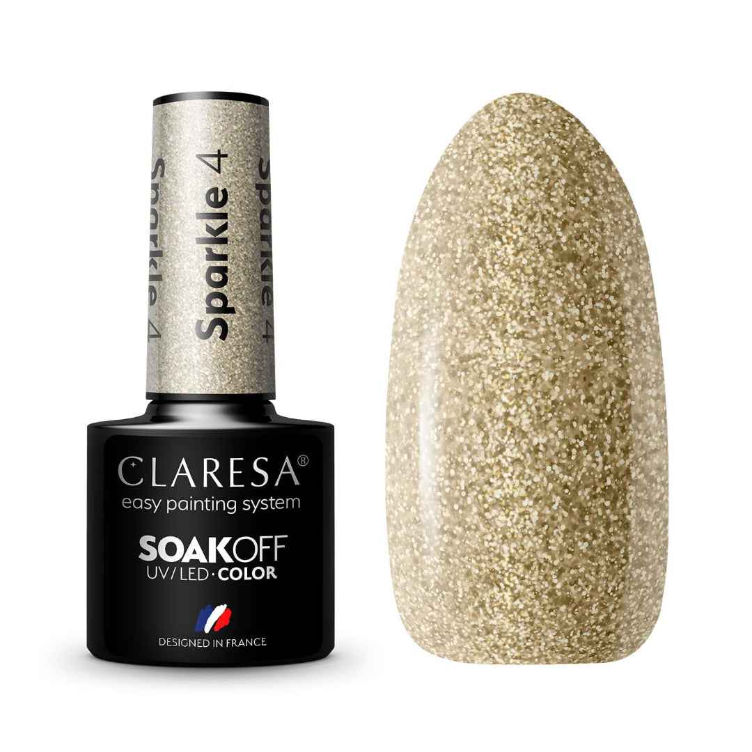 Ημιμόνιμο Βερνίκι Νυχιών Sparkle 4 5g Claresa