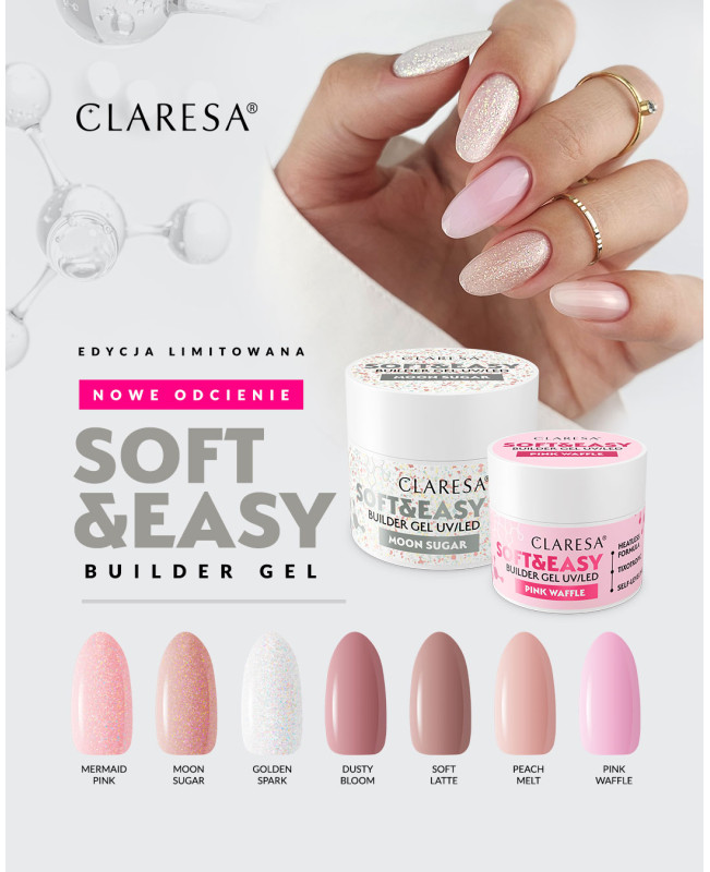 Gel Builder Soft & Easy Golden Spark  12gr