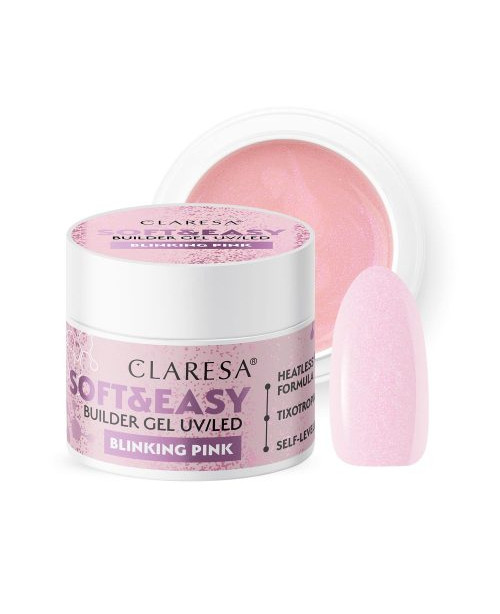 Gel Builder Soft & Easy Blinking Pink 45gr