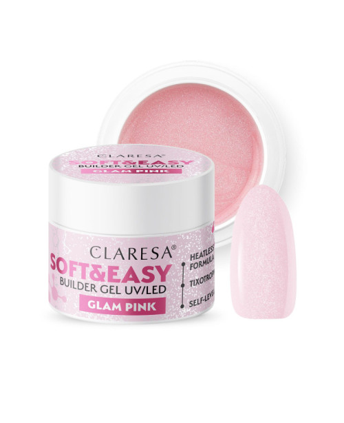 Gel Builder Soft & Easy Glam Pink 45gr