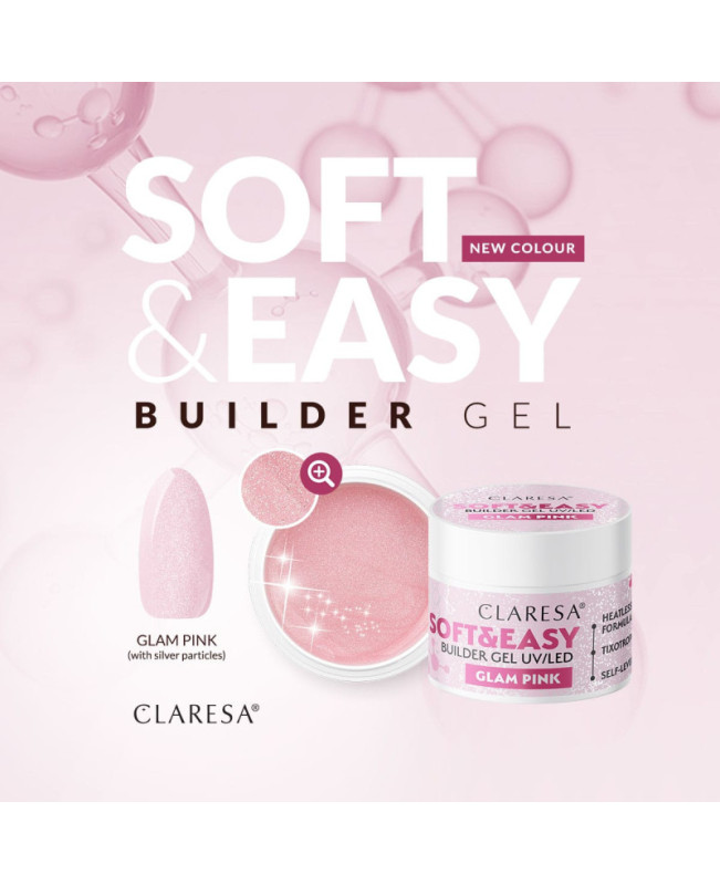 Gel Builder Soft & Easy Glam Pink 90gr