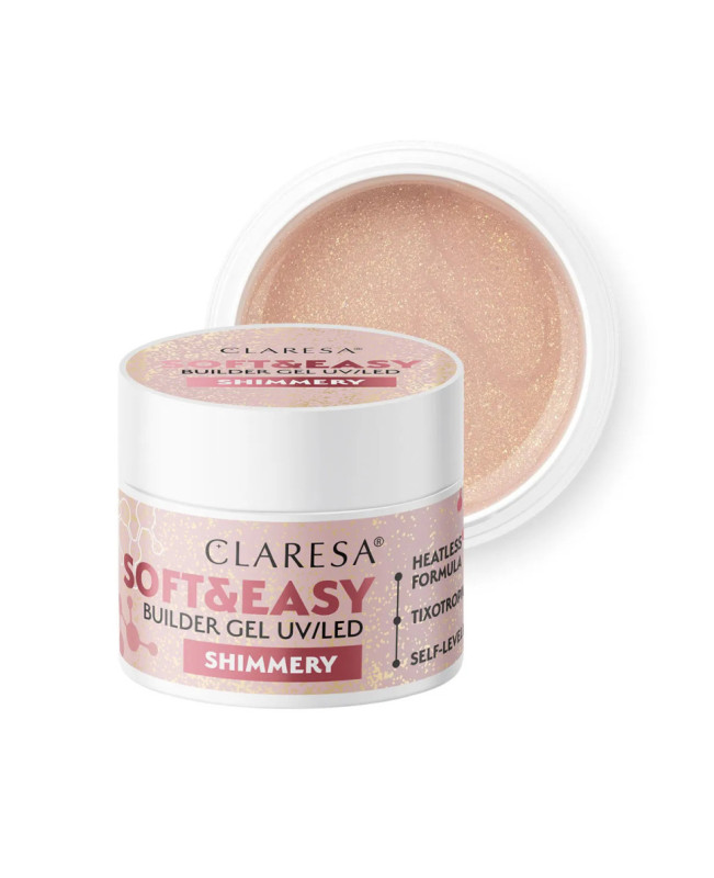 Gel Builder Soft & Easy Shimmery 90gr