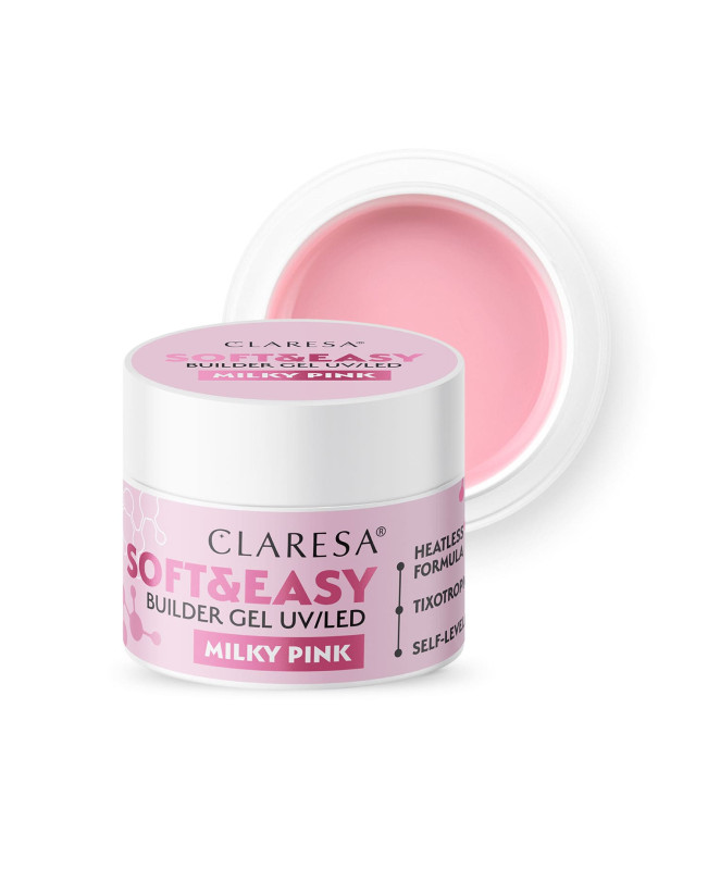 Gel Builder Soft & Easy Milky Pink 45gr