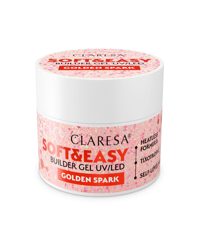 Gel Builder Soft & Easy Golden Spark  12gr