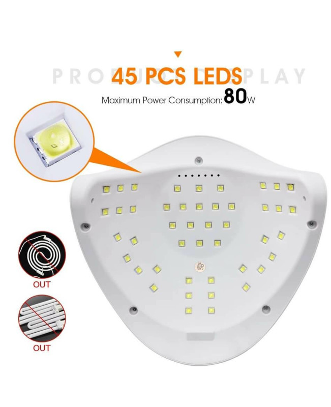 Λάμπα Επαγγελματική Lewer X5 MAX LED/UV 80W