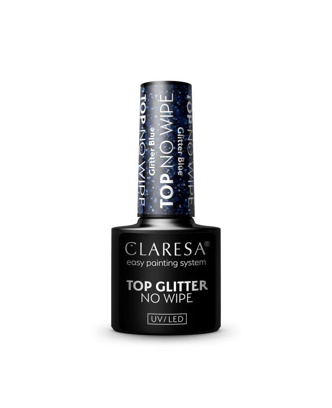 Top Glitter No Wipe Blue 5gr